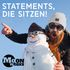 Herren Beanie Spruch Bin da kann losgehen Statement Motivation Patch Aufdruck Bedruckt Moonworks®preview