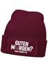Herren Beanie Spruch Morgenmuffel Katze Ganz dünnes Eis Strickmütze Aufdruck Lustig Mütze Männer Moonworks®preview
