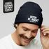 Herren Beanie Spruch Morgenmuffel Katze Ganz dünnes Eis Strickmütze Aufdruck Lustig Mütze Männer Moonworks®preview