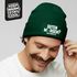Herren Beanie Spruch Morgenmuffel Katze Ganz dünnes Eis Strickmütze Aufdruck Lustig Mütze Männer Moonworks®preview
