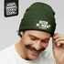 Herren Beanie Spruch Morgenmuffel Katze Ganz dünnes Eis Strickmütze Aufdruck Lustig Mütze Männer Moonworks®preview