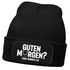 Herren Beanie Spruch Morgenmuffel Katze Ganz dünnes Eis Strickmütze Aufdruck Lustig Mütze Männer Moonworks®preview