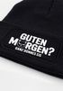 Herren Beanie Spruch Morgenmuffel Katze Ganz dünnes Eis Strickmütze Aufdruck Lustig Mütze Männer Moonworks®preview