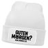 Herren Beanie Spruch Morgenmuffel Katze Ganz dünnes Eis Strickmütze Aufdruck Lustig Mütze Männer Moonworks®preview