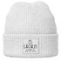Herren Beanie Spruch Sarkasmus Ironie Lächle Patch Aufdruck Statement Streetweaar Accessoires Männer Moonworks®preview