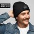 Herren Beanie Spruch Sarkasmus Ironie Lächle Patch Aufdruck Statement Streetweaar Accessoires Männer Moonworks®preview