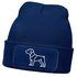 Herren Beanie Strickmütze Polygon Design Hund Pitbull Geschenk Hundebesitzer Hundeliebhaber Mütze Männer Moonworks®preview
