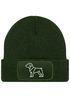 Herren Beanie Strickmütze Polygon Design Hund Pitbull Geschenk Hundebesitzer Hundeliebhaber Mütze Männer Moonworks®preview