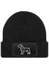 Herren Beanie Strickmütze Polygon Design Hund Pitbull Geschenk Hundebesitzer Hundeliebhaber Mütze Männer Moonworks®preview