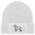 Herren Beanie Strickmütze Polygon Design Hund Pitbull Geschenk Hundebesitzer Hundeliebhaber Mütze Männer Moonworks®preview
