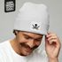 Herren Beanie Totenkopf Skull Srickmütze Herbst Winter Patch Aufdruck Streewear Accessoire Männer Moonworks®preview