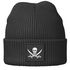 Herren Beanie Totenkopf Skull Srickmütze Herbst Winter Patch Aufdruck Streewear Accessoire Männer Moonworks®preview