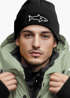 Herren Beanie Wintermütze Hai Patch Aufdruck Print Strickmütze Männer Rippstrick Neverless®preview