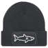 Herren Beanie Wintermütze Hai Patch Aufdruck Print Strickmütze Männer Rippstrick Neverless®preview