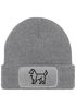 Herren Beanie Wintermütze Hund Australian Sheperd Design lustig Geschenk Hundebesitzer  Hundeliebhaber Moonworks®preview
