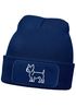 Herren Beanie Wintermütze Hund Bulldogge Polygon Design Aufdruck lustig Geschenk Hundebesitzer Hundeliebhaber Moonworks®preview