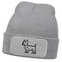 Herren Beanie Wintermütze Hund Bulldogge Polygon Design Aufdruck lustig Geschenk Hundebesitzer Hundeliebhaber Moonworks®preview