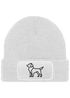 Herren Beanie Wintermütze mit Hund Rottweiler Design lustig Geschenk Hundebesitzer Hundeliebhaber Mütze Männer Moonworks®preview