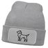 Herren Beanie Wintermütze mit Hund Rottweiler Design lustig Geschenk Hundebesitzer Hundeliebhaber Mütze Männer Moonworks®preview