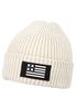 Herren Beanie Wintermütze mit Patch Amerika Flagge Aufdruck Print Strickmütze Rippstrick Neverless®preview