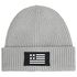 Herren Beanie Wintermütze mit Patch Amerika Flagge Aufdruck Print Strickmütze Rippstrick Neverless®preview