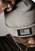 Herren Beanie Wintermütze mit Patch Amerika Flagge Aufdruck Print Strickmütze Rippstrick Neverless®preview