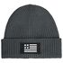 Herren Beanie Wintermütze mit Patch Amerika Flagge Aufdruck Print Strickmütze Rippstrick Neverless®preview