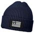 Herren Beanie Wintermütze mit Patch Amerika Flagge Aufdruck Print Strickmütze Rippstrick Neverless®preview