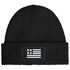 Herren Beanie Wintermütze mit Patch Amerika Flagge Aufdruck Print Strickmütze Rippstrick Neverless®preview
