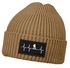 Herren Beanie Wintermütze mit Patch Aufdruck Herzschlag Wandern Print Strickmütze Rippstrick Neverless®preview