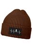 Herren Beanie Wintermütze mit Patch Aufdruck Herzschlag Wandern Print Strickmütze Rippstrick Neverless®preview