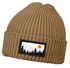 Herren Beanie Wintermütze mit Patch Aufdruck Wald Bäume Natur Print Strickmütze Rippstrick Neverless®preview