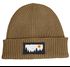 Herren Beanie Wintermütze mit Patch Aufdruck Wald Bäume Natur Print Strickmütze Rippstrick Neverless®preview