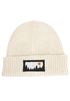 Herren Beanie Wintermütze mit Patch Aufdruck Wald Bäume Natur Print Strickmütze Rippstrick Neverless®preview