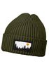 Herren Beanie Wintermütze mit Patch Aufdruck Wald Bäume Natur Print Strickmütze Rippstrick Neverless®preview