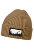 Herren Beanie Wintermütze mit Patch Aufdruck Wald Bäume Natur Print Strickmütze Rippstrick Neverless®preview