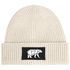 Herren Beanie Wintermütze mit Patch Bär Lineart Polygon Natur Aufdruck Print Strickmütze Rippstrick Outdoor Fashion Neverless®preview