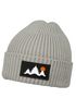 Herren Beanie Wintermütze mit Patch Bäume Outddor Aufdruck Print Strickmütze Rippstrick Neverless®preview