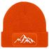 Herren Beanie Wintermütze mit Patch Berge Natur Outdoor Aufdruck Print Strickmütze Rippstrick Neverless®preview