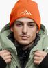 Herren Beanie Wintermütze mit Patch Berge Natur Outdoor Aufdruck Print Strickmütze Rippstrick Neverless®preview