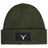 Herren Beanie Wintermütze mit Patch Hirsch Geweih Low Poly Aufdruck Print Strickmütze Rippstrick Fashion Streetwear Neverless®preview