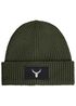 Herren Beanie Wintermütze mit Patch Hirsch Geweih Low Poly Aufdruck Print Strickmütze Rippstrick Fashion Streetwear Neverless®preview