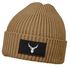 Herren Beanie Wintermütze mit Patch Hirsch Geweih Low Poly Aufdruck Print Strickmütze Rippstrick Fashion Streetwear Neverless®preview