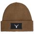 Herren Beanie Wintermütze mit Patch Hirsch Geweih Low Poly Aufdruck Print Strickmütze Rippstrick Fashion Streetwear Neverless®preview