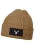 Herren Beanie Wintermütze mit Patch Hirsch Geweih Low Poly Aufdruck Print Strickmütze Rippstrick Fashion Streetwear Neverless®preview