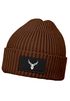 Herren Beanie Wintermütze mit Patch Hirsch Geweih Low Poly Aufdruck Print Strickmütze Rippstrick Fashion Streetwear Neverless®preview