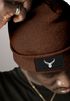 Herren Beanie Wintermütze mit Patch Hirsch Geweih Low Poly Aufdruck Print Strickmütze Rippstrick Fashion Streetwear Neverless®preview