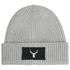 Herren Beanie Wintermütze mit Patch Hirsch Geweih Low Poly Aufdruck Print Strickmütze Rippstrick Fashion Streetwear Neverless®preview