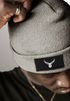Herren Beanie Wintermütze mit Patch Hirsch Geweih Low Poly Aufdruck Print Strickmütze Rippstrick Fashion Streetwear Neverless®preview