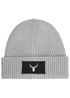Herren Beanie Wintermütze mit Patch Hirsch Geweih Low Poly Aufdruck Print Strickmütze Rippstrick Fashion Streetwear Neverless®preview